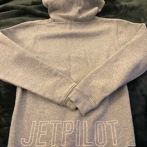 Jetpilot Gray Hoodie